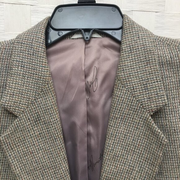 Joe Namath gray tweed sport coat 44R - Picture 2 of 16